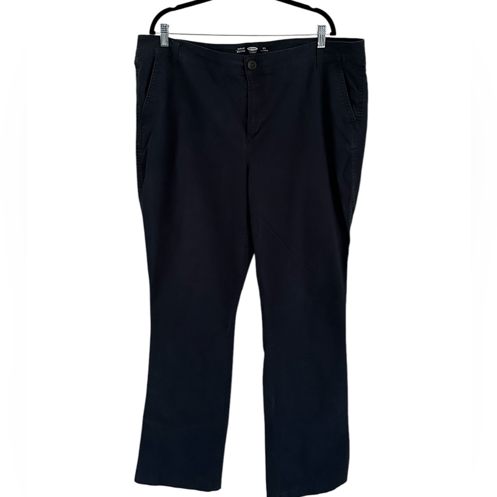 Old Navy Khakis Navy 20TALL Bootcut inseam 34 1/2”